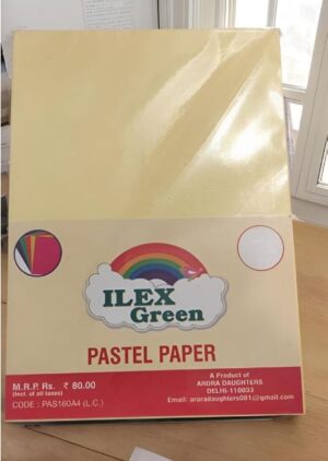 ILEX LIGHT COLOR PASTEL SHEET PKT MRP RS 80
