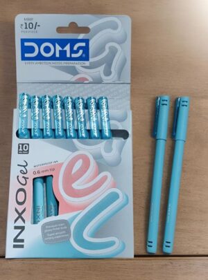DOMS INXO GEL BLUE MRP RS 10 G2F3