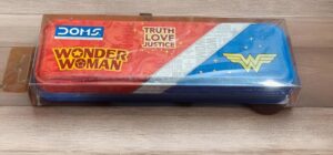 DOMS WONDER WOMAN PENCIL BOX MRP RS 120