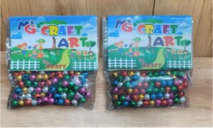 _COLORFUL BEADS SHINNING SMALL WITH HOLE MRP RS 35 (BEADS CRATE)