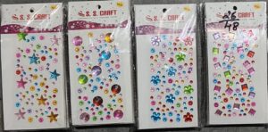 _CRYSTAL STONES MULTICOLOR MRP RS 35 (DOMS STAND)