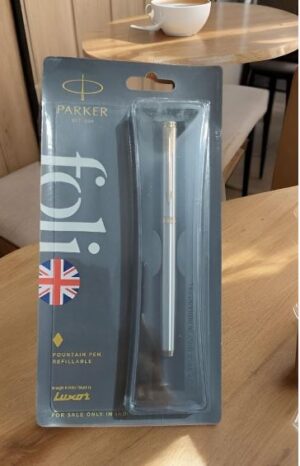 PARKER FOLIO FOINTAIN PEN REFILLABLE MRP 500 BOX S3