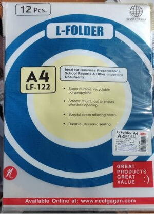 NEELGAGAN L FOLDER A4 SIZE MRP RS 10 G2L4