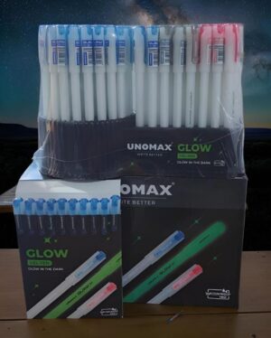 UNOMAX GLOW GEL PEN MRP RS 1100 ASSORTED COLORS G2F4