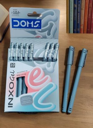 DOMS INXO GEL BLACK MRP RS 10 G2F2