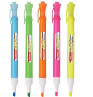 UNOMAX ASSORTED HIGHLIGHTER SET OF 5 MRP RS 50 G2J2
