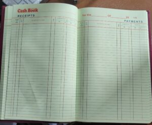 SAREEN CASH BOOK NO. 7 CANVAS BINDING MRP RS 1500 G3M3