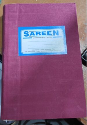 SAREEN LEDGER NO. 6 CANVAS BINDING MRP RS 1275 G3M4