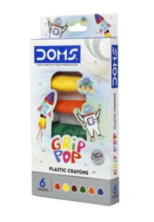DOMS GRIP POP PLASTIC CRYONS MRP RS 50 G2K2