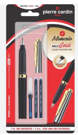 PIERRE CARDIN MOMENTO HALF GOLD INK PEN MRP RS 175