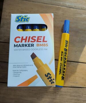 STIC BM 85 BLUE CHISEL MARKER MRP 10 (CRATE)