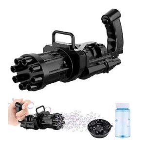 Handheld multi-nozzle water sprayer with a trigger, used for spraying water in a garden or wash setting.