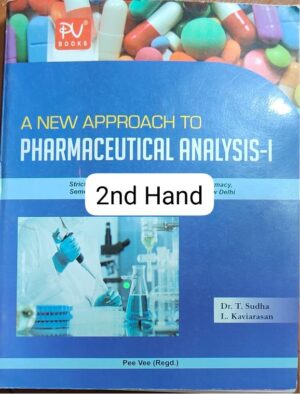 PV B.PHARMECY 1ST SEMESTER PHARAMACEUTICAL ANALYSIS-1 (2ND HAND) MRP RS 295