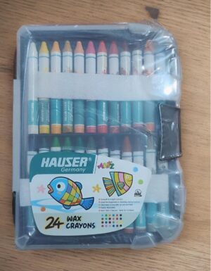 HAUSER WAX CRYONS 24 SHADES MRP RS 60 G2G4