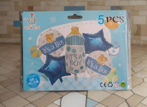 _ITS A BOY FOIL BALLOON SET OF 5 MRP RS 125 (CREATE)
