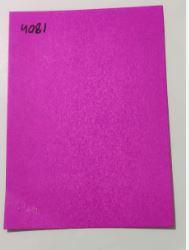 Solid magenta notebook cover with a handwritten number 4081 in the top-left corner.