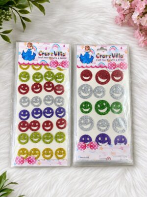 _SMILEY GLITTER STICKER MRP RS 25.00