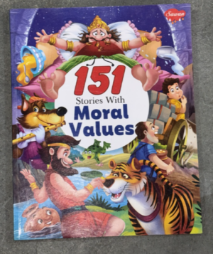 _151 STORIES WITH MORAL VALUES ENGLISH MEDIUM MRP RS 180.00