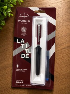 PARKER LATITUDE STANDARD FOUNTAIN PEN MRP RS 290 (CRETE)