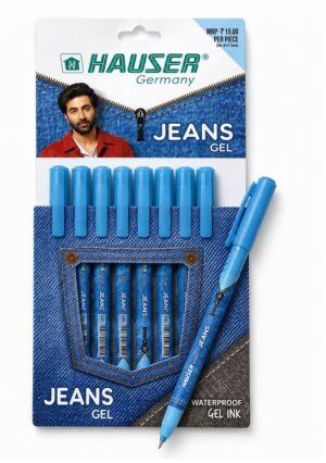 HAUSER JEANS GEL PEN BLUE MRP RS 10 G2F3