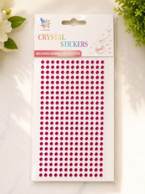 _DARK PINK CRYSTAL BINDI MRP RS 30 (RACK C4)