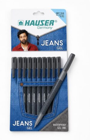 HAUSER JEANS GEL PEN BLACK MRP RS 10 G2F2