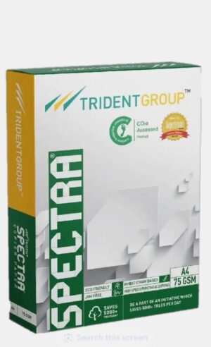 _TRIDENT SPECTRA PAPER RIM A4 SIZE MRP RS 400