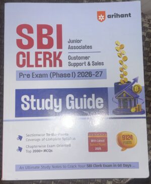SBI CLERK PRE EXAM PHASE -1 MRP RS 465