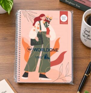 WORLDONE SPIRAL NOTEBOOK COPY SIZE MRP RS 145