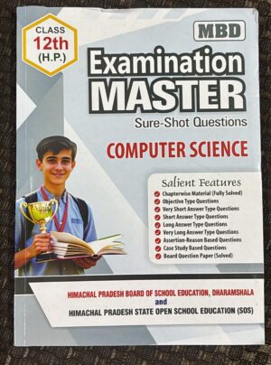 EXAMINATION MASTER COMPUTER SCIENCE ENGLISH MEDIUM HP CLASS 12TH MRP RS 180