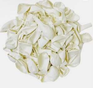 _WHITE BALLOON PKT (APPROX 50 PCS) MRP RS 100 (CRATE)
