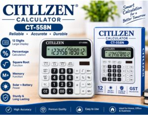 _ CITLLZEN CALCULATOR CT-556N MRP RS 300