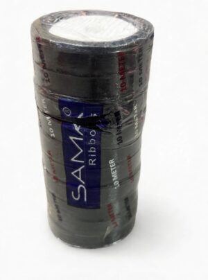 _SMALL BLACK RIBBON 10M HALF INCH (1 PCS) MRP RS 25 (RIBBON BOX)