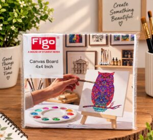 FIGO CANVAS BOARD 4 X 4 MRP RS 25