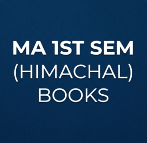 MA 1ST SEM HIMACHAL BOOKS
