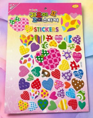 _FLUFFY HEART STICKER MRP RS 40 (FLAIR STAND)