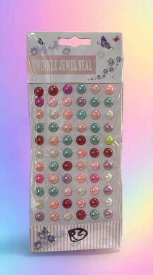 _CRYSTAL MIX COLOR BINDI STICKER MRP RS 65 (DOMS STAND)