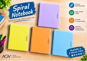 ANTIORDINARY A4 SPIRAL NOTEBOOK RULLED MRP RS 220