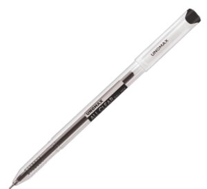 UNOMAX ALL CLEAR BALL PEN BLACK 1 PCS MRP RS 10 G2G2