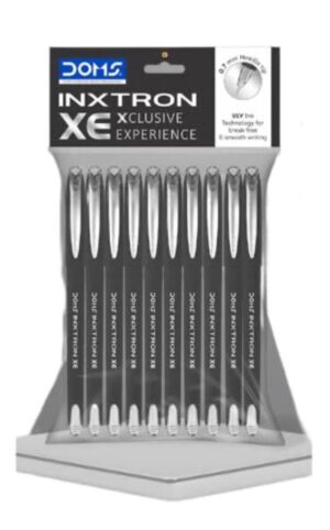 DOMS INXTRON XE BALL PEN BLACK MRP RS 15 (SINGLE PIECE) G2G3