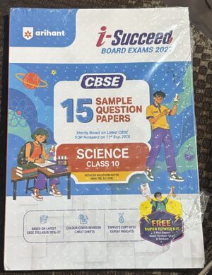 ARIHANT CBSE SCIENCE 15 SAMPLE QUESTION PAPERS CLASS 10TH (2026-27)MRP RS 350