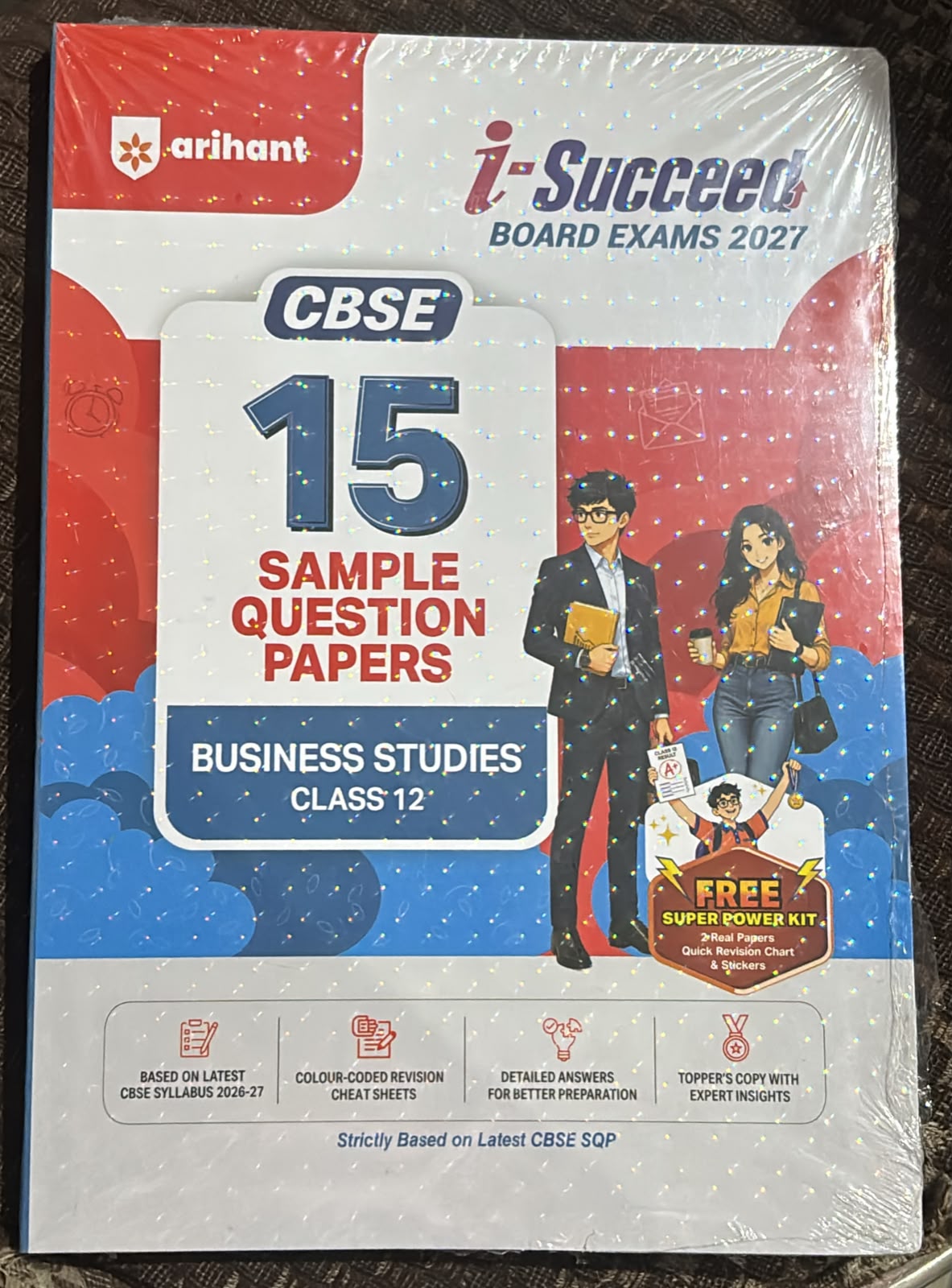 ARIHANT CBSE BUSINESS STUDIES 15 SAMPLE QUESTION PAPERS CLASS 12TH (2026-27)MRP RS 285.00