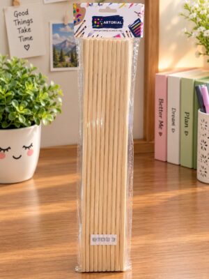 WOODEN ROUND STIC FINE QUALITY PKT MRP RS 85.00 (CRATE)