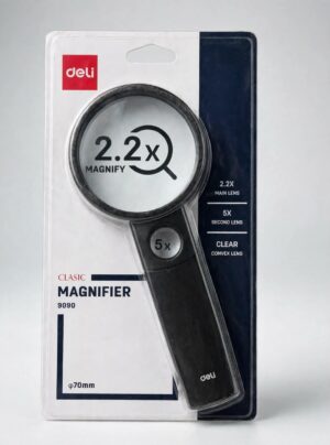 DELI MAGNIFYING 2.2X 9090 MRP RS-195(CRATE)